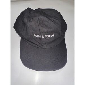 Bacardi Make it Spiced Black Cotton Baseball Cap Hat Adjustable Strapback 2023